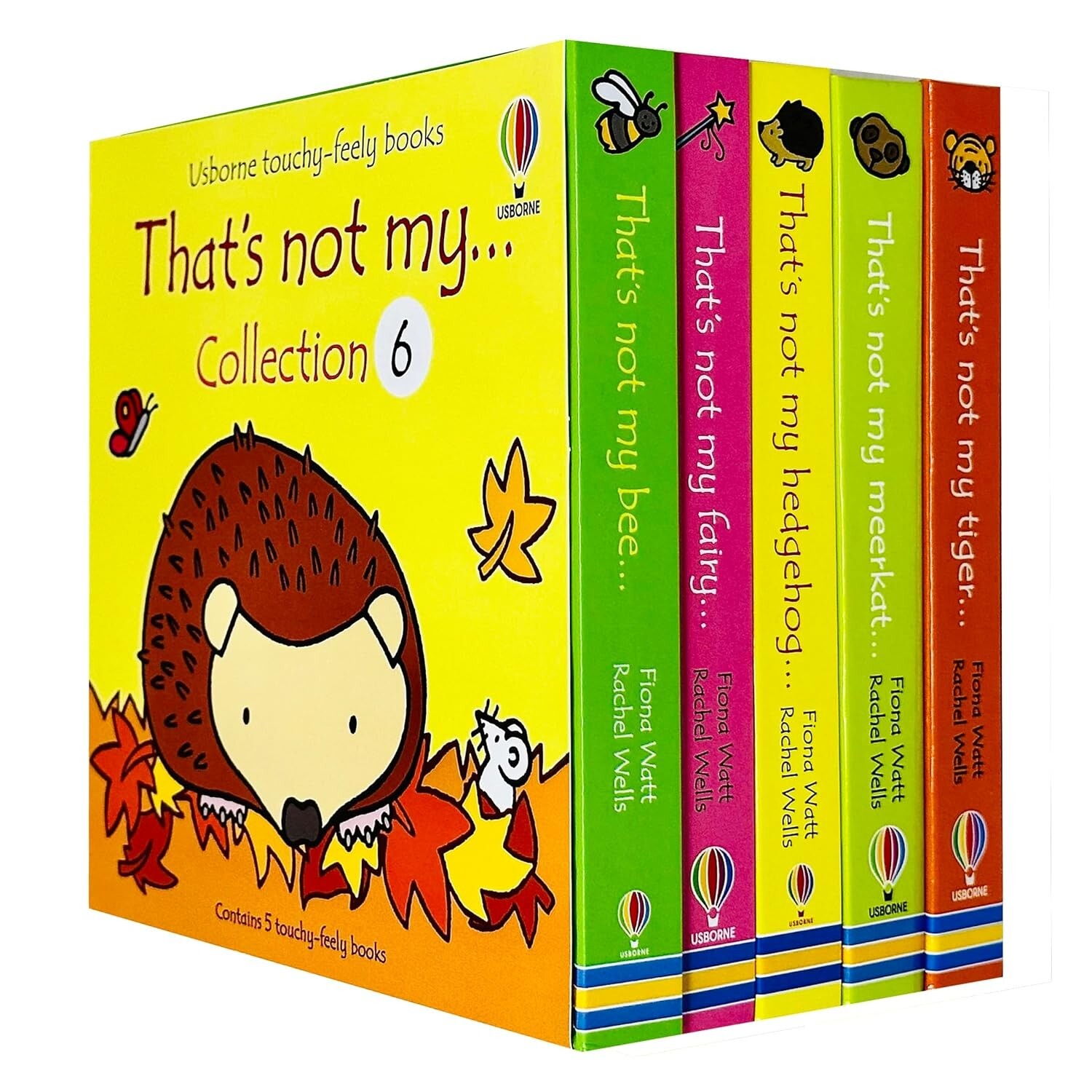 Usborne Touchy-feely books That's not My... Collection 6: 5 Books Set Bee, Fairy