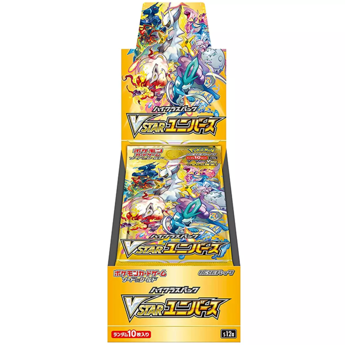 1x – VSTAR Universe SEALED Booster Box (10 Japanese Packs) Pokemon Cards