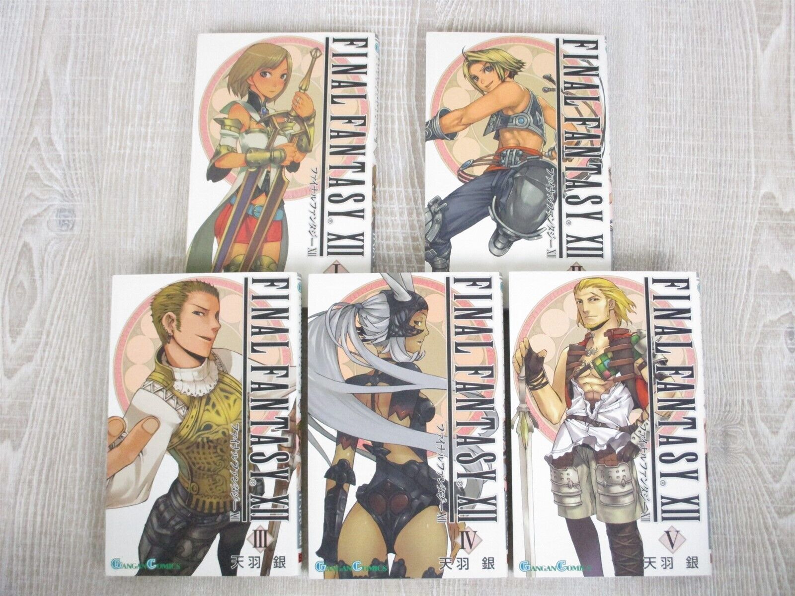 FINAL FANTASY XII 12 Manga Comic Complete Set 1-5 GIN AMOU Japan