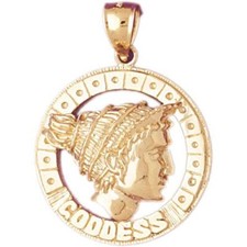 Egyptian Sign Charm Pendant 14k Gold (6.8 Grams)