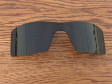 Dark Grey Black polarized Replacement Lenses for Oakley Oil Rig