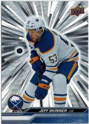 2023-24 Upper Deck Series 2 Jef Skinner (Sabres) Silver Outburst Card No. 270