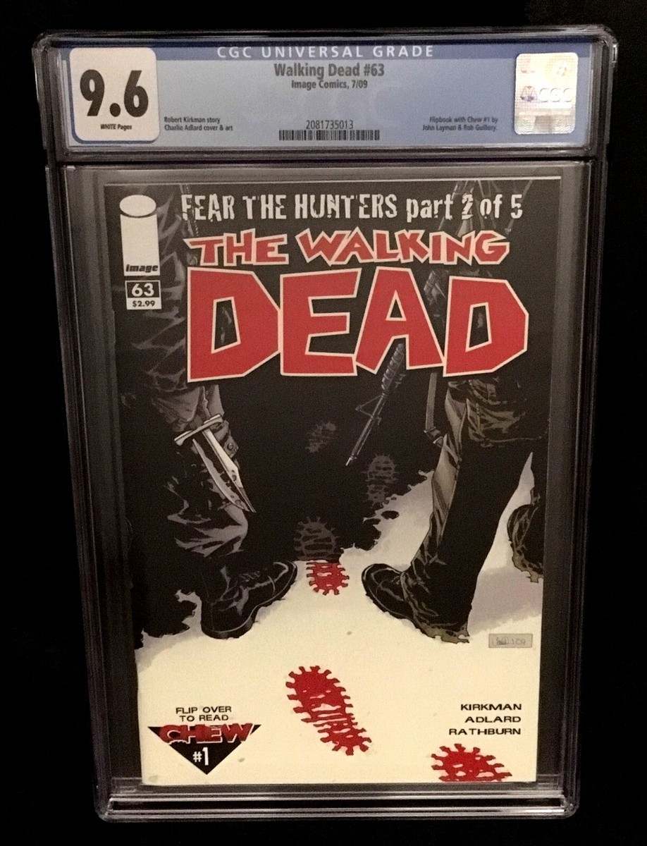 WALKING DEAD #63 CGC 9.6 WP CHEW #1 FLIPBOOK ROBERT KIRKMAN