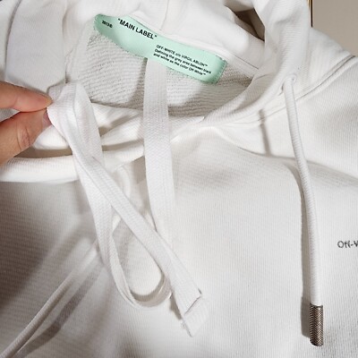 Off-White Main Label 2013 White Pullover Hoodie Unisex XL 100