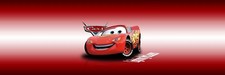 Lightning McQueen Bedside Carpet Washable Hallway Rugs 2X6 FT Rubber Backing