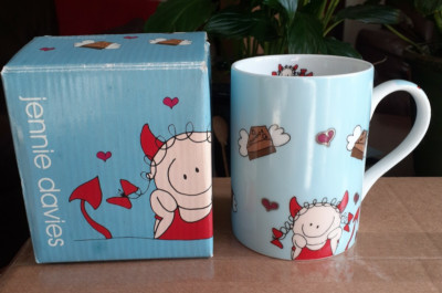Whittard of Chelsea ceramic Mug Jennie Davies ~ Boxed - Limited Edition