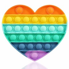 Push Pop Bubble Fidget Sensory Heart