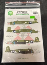 Artscale/ASK Decals 1:32 North American B-25J Mitchell Dogface Squadron USAF Pt7