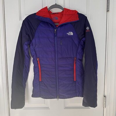 The North Face Summit Series Women Puffer Jacket Coat Blue Purple Orange Ski XS