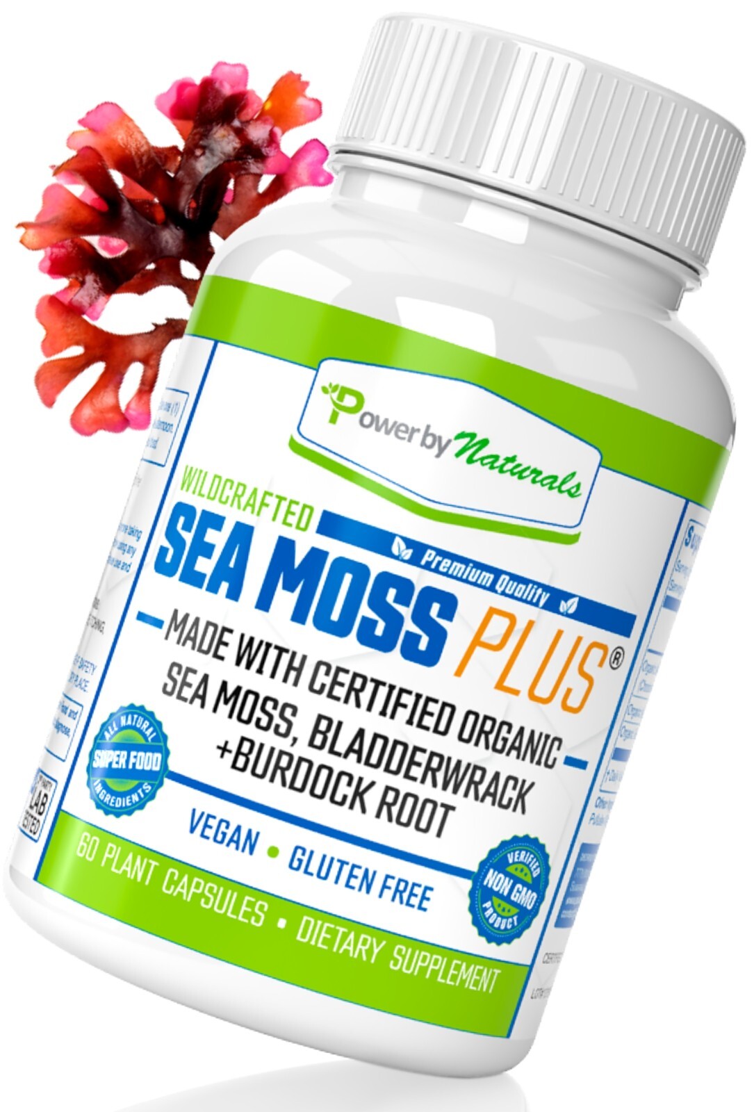 Organic Sea Moss Capsules 100 Pure Irish Sea Moss Bladderwrack