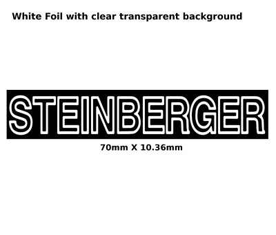 Steinberger guitar Decal head stocks Restoration water slide Logo 180wb