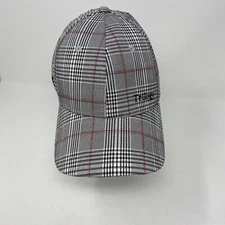 Pukka Trilogy Hat One Size Black Plaid Houndstooth Baseball Cap Adjustable