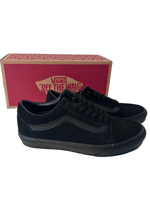 Vans Suede Old Skool Schuhe Sneaker dreifach schwarz black Wildleder Gr. 37 Neu