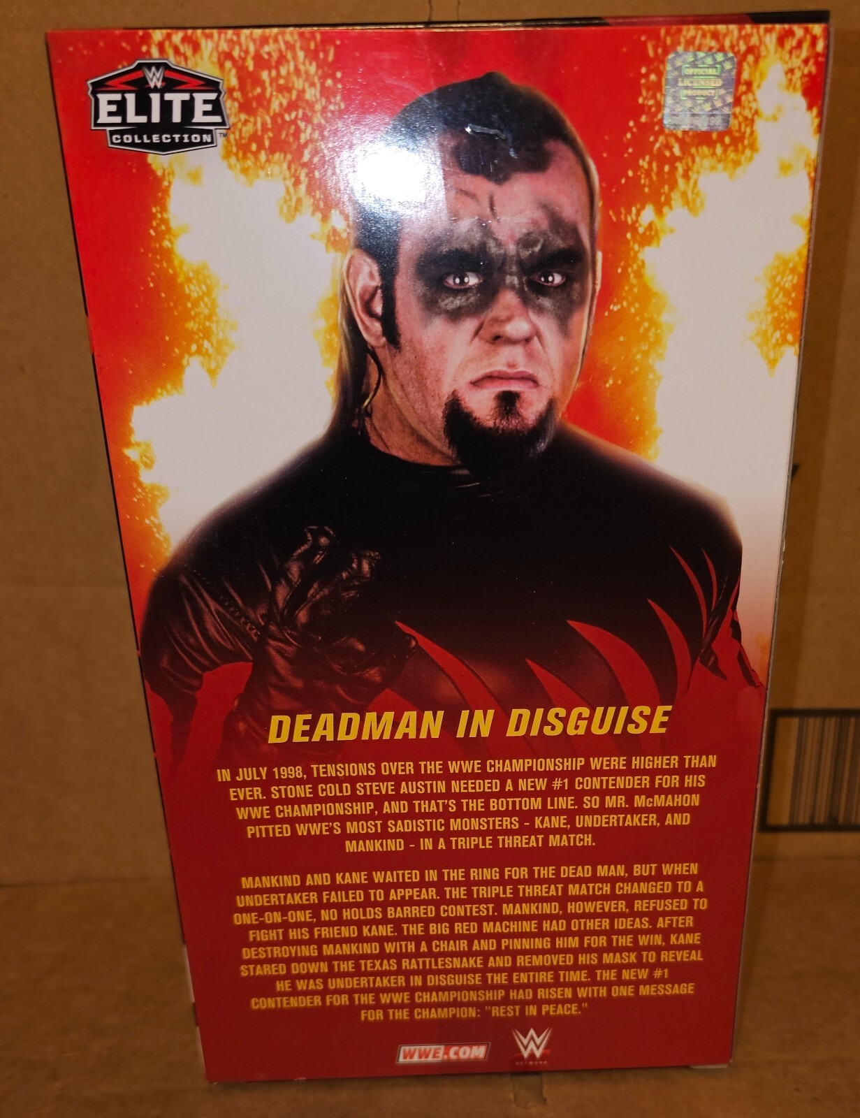 2019 Mattel WWE Elite Undertaker as Kane Figure Ringside Collectibles Exclusive