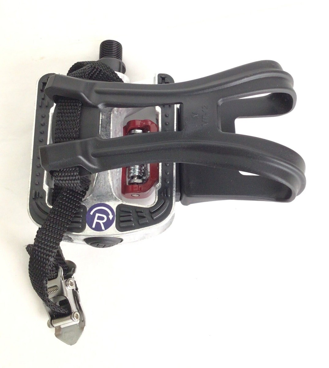 Bowflex Schwinn Stationary Bike Right Pedal with SPD and Toe Clips