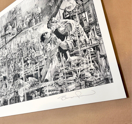 BERNIE WRIGHTSON SIGNED Edition I Shall Be With You On Your Wedding Night Poster - Bild 12 von 12