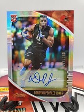 2020 Panini Absolute Football #134 Donovan Peoples-Jones Rookie Autograph 96/100