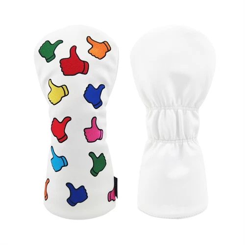 Thumb up Embroidery Golf club headcover Driver Wood Hybrid Putter Cover 135UT - Picture 4 of 30