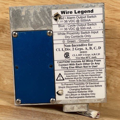 CPI Lubrication Proflo PF1 Blue Silver Compressor Monitoring Device - For Parts - Picture 2 of 5