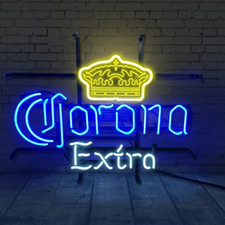 Leuchtreklame Bar Corona Extra Neon Sign Geschäft Wand Dekor Wand Dekor 19"x15"