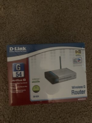 D-Link DI-524 54 Mbps 1-Port 10/100 Wireless G Router (DI-524UP/E)