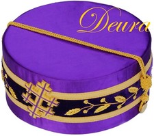 33 DEGREE MASONIC Grand Sovereign Crown Crowns CAP Purple HAT Size 60