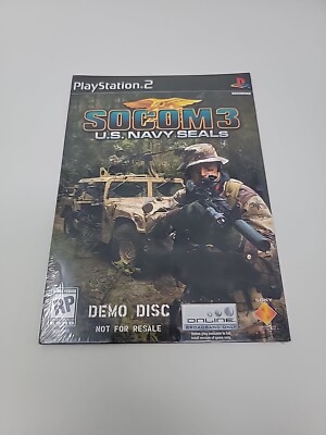Socom 3 US Navy Seals DEMO DISC Game Playstation 2 PS2 NEW SEALED