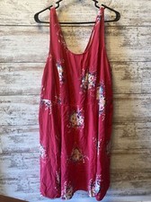 Torrid Challis Floral Pink Mini Dress Size 3 With Keyhole Tie Back