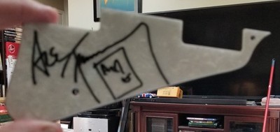 Ace Frehley KISS Beautifully Signed in Black L.p. Style guitar pick guard