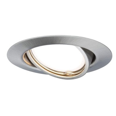 Nice Price LED Einbaustrahler Eisen gebürstet Ø9cm 3W GU10 230lm warmweiß 3000K 