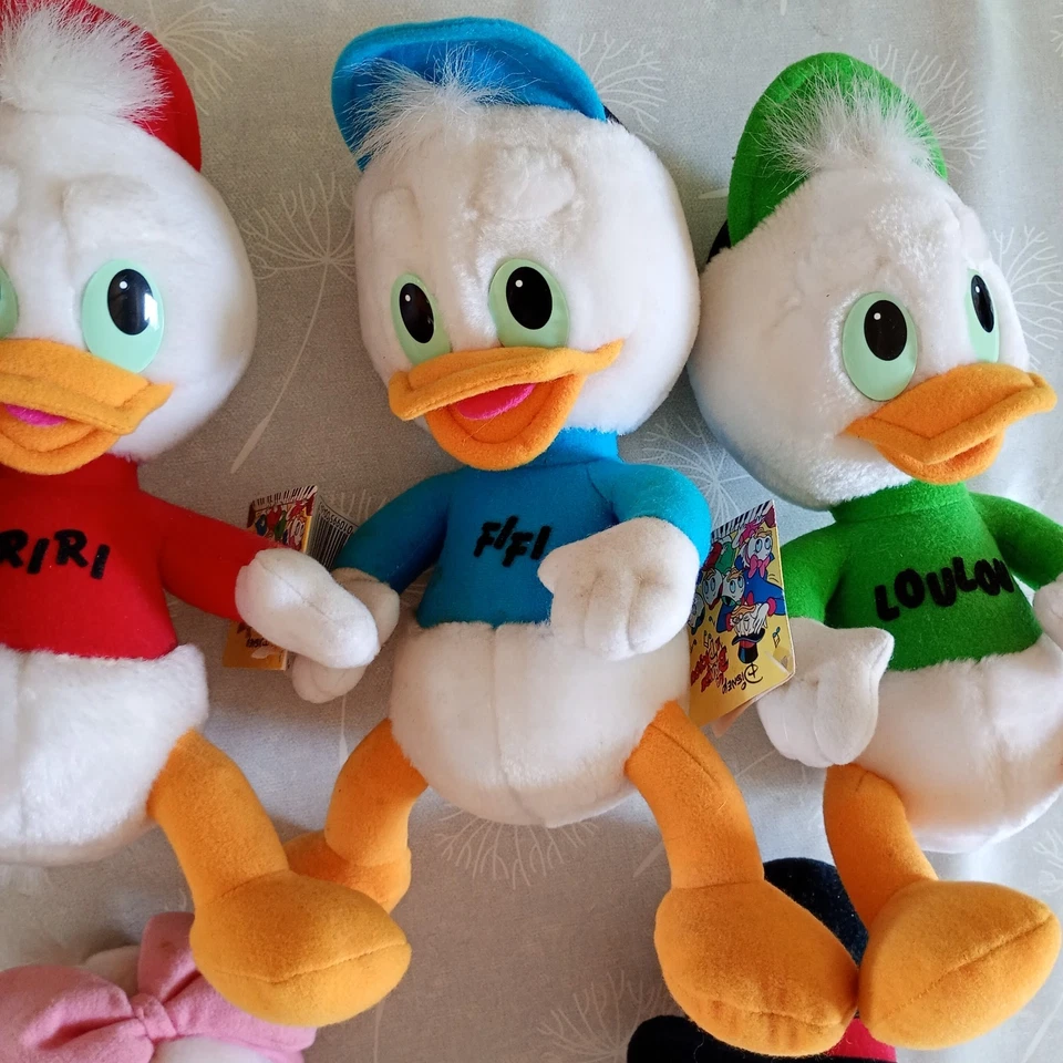 RARE série peluches LA BANDE A PICSOU version française / ducktales HASBRO 1989 - Photo 3/4