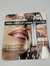 SACHEU 2 Lip Liner STAY-N Shades PEEL-OFF LIP LINER STAY-N Open Box 