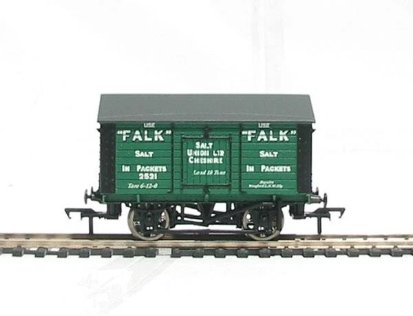 BACHMANN 33-180 10 TON SALT WAGON FALK GREEN MARKED BOX NEW - Image 4 of 4