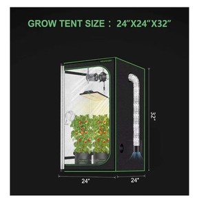 MELONFARM Mini Portable Greenhouse 32"x24"x24" Frame Kit