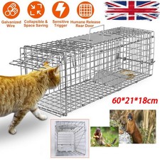 Animal Trap Cage Indoor & outdoor Humane Live Catcher Possum Fox Rabbit Rat Cat