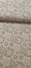 Blazin Bandana Khaki paisley Cotton Fabric 45" Wide bty - MDG