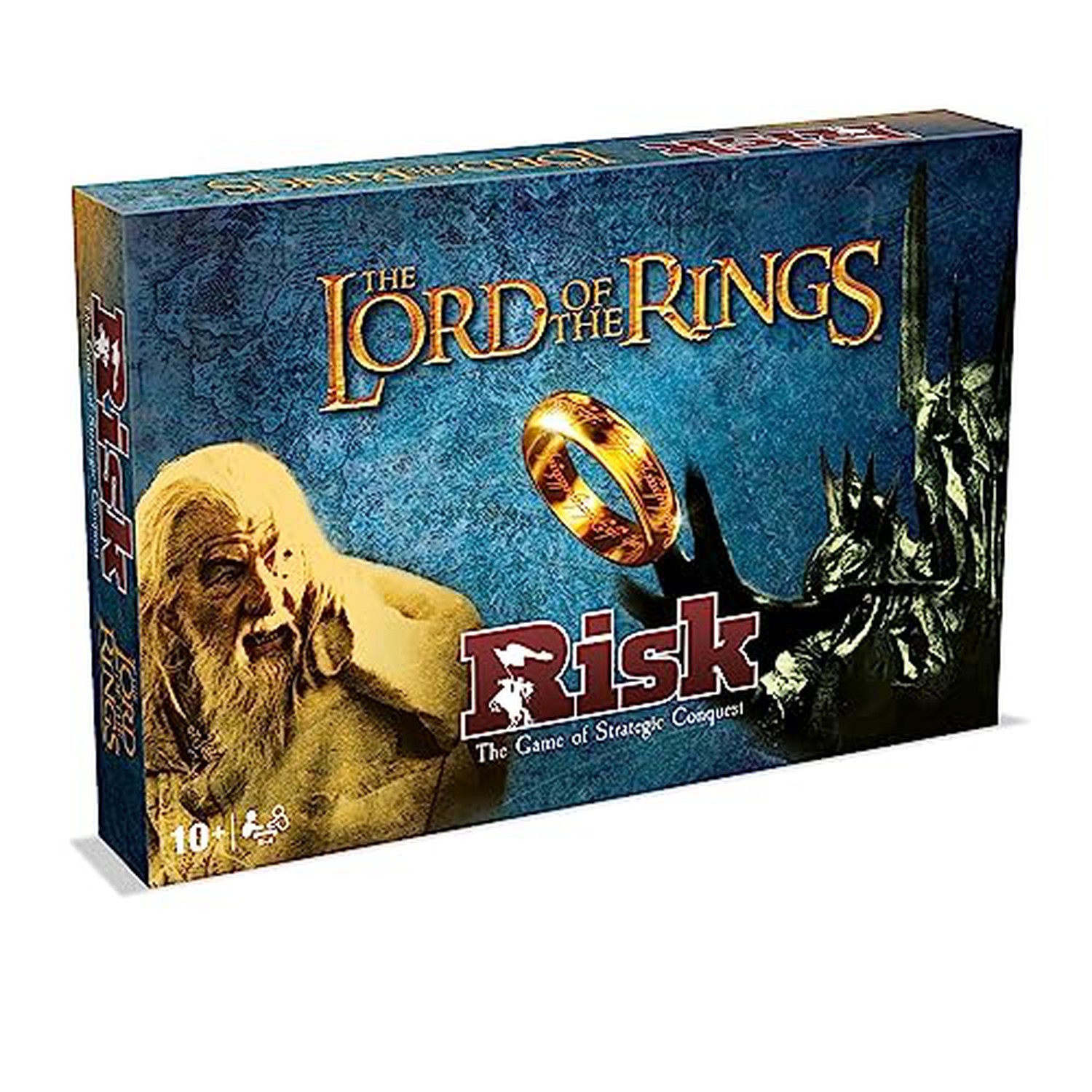 Monopoly Winning Moves Lord of the Rings RISK Strategy Board Game, Join the Middle-Earth battle of the Fellowship of the Ring, The Two Towers and Return of the King, for ages 18 plus, (WM03852-EN1-6) - Image 3