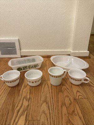 Misc. Assortment of White Glasbake and Pyrex Items