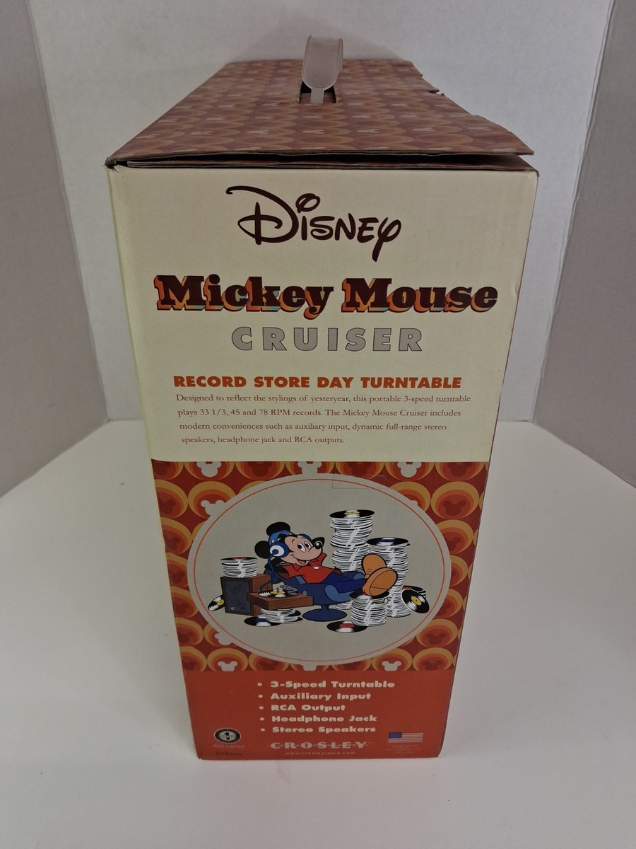 Crosley Disney Mickey Mouse Cruiser Record Player Brand NEW! | eBay