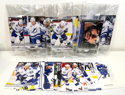 10 x Tampa Bay Lightning zufällig verschiedene Karten 1990 - TBD, KOSTENLOSER VERSAND