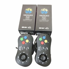 SNK NEOGEO mini Console 2 Controllers HDMI Power Supply Set Tested Working Japan