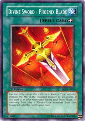Divine Sword - Phoenix Blade - SD5-EN018 - Common - 1st Edition - Heavily Played