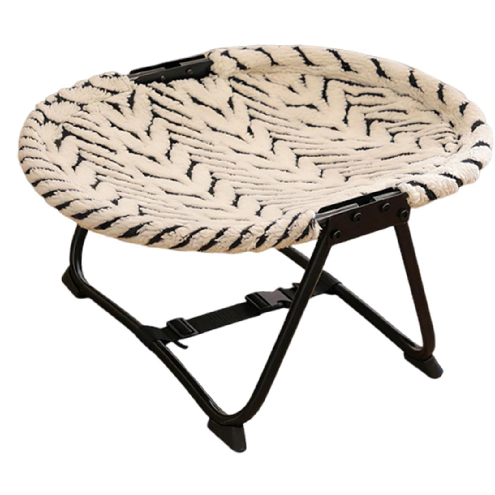 Elevated Pet Bed Supplies Metal Frame with Storage Bag Comfortable Indoor