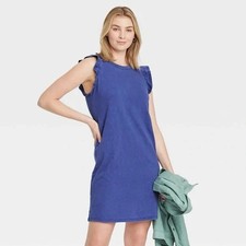 Medium Universal Thread Blue Midi Dress NWT