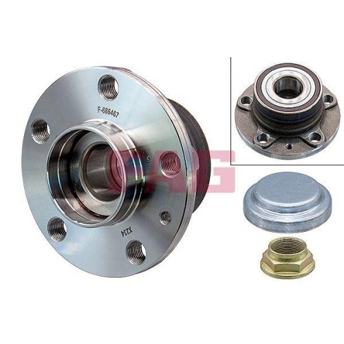 Radlagersatz Schaeffler FAG 713 6400 10 FüR CitroëN Fiat Lancia Peugeot-image