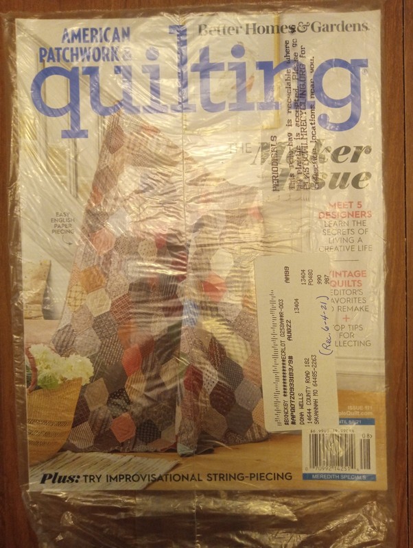 American patchwork and quilting magazine by Better Homes & Gardens Aug 2021