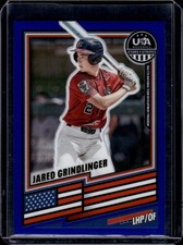 2026 Stars & Stripes USA Baseball #87 Jared Grindlinger Blue #/299