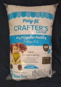 Fairfield - Poly-fil Crafters Choice - Dry Polyester Packing Fiber Fill - CCDF20