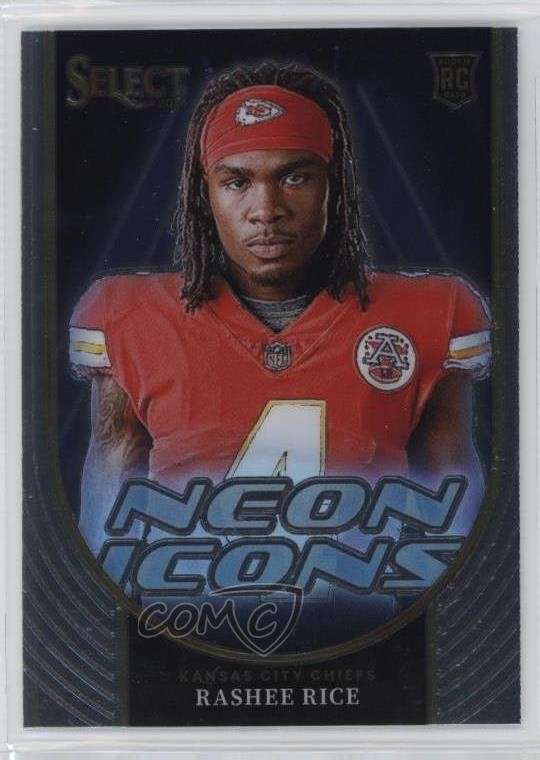 2023 Panini Select Neon Icons Rashee Rice #NI-RRI Rookie RC 15ts