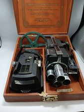 Vintage Wittnauer WD 400 8mm Cine Twin Movie Camera Projector Case Accessories